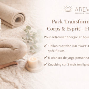Pack Transformation 1 Mois – Yoga & Nutrition personnalisés | AREV Wellness